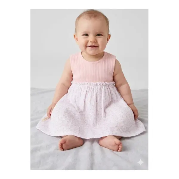 25451 Vestido Bebe sin Mangas Ysabel Mora