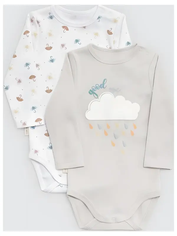 Body Bebé Manga Larga Pack de 2 Ysabel Mora 25608