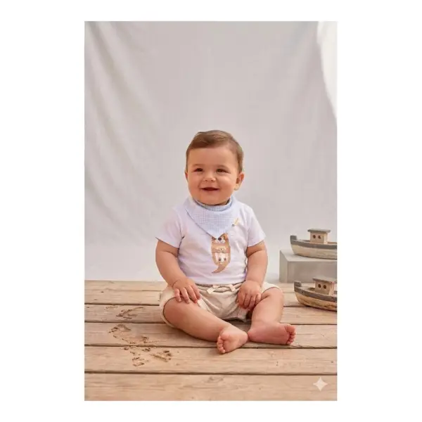 25621 Conjunto Bebe 3 Piezas Ysabel Mora