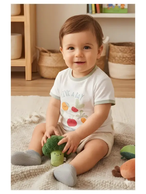 Conjunto Bebe Manga Corta Ysabel Mora 25624