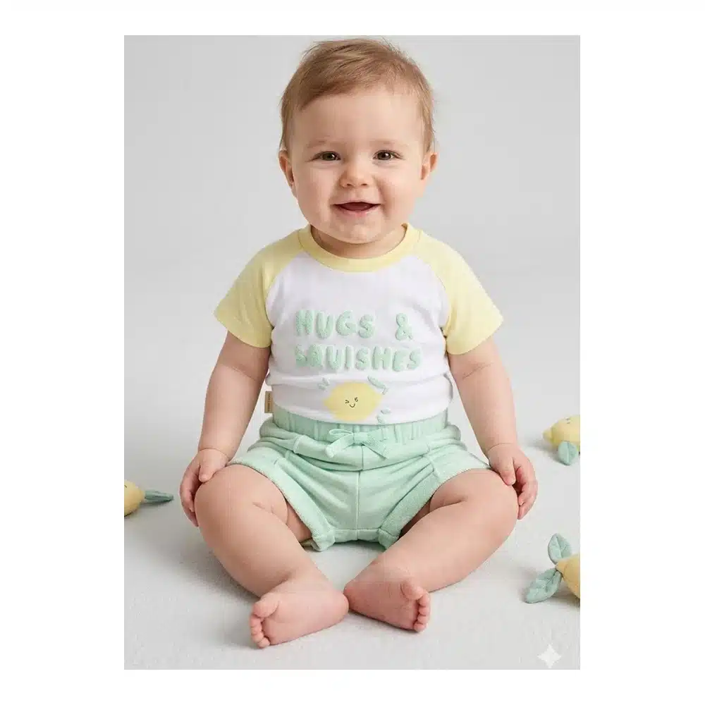 Conjunto Bebe Manga Corta Ysabel Mora 25629