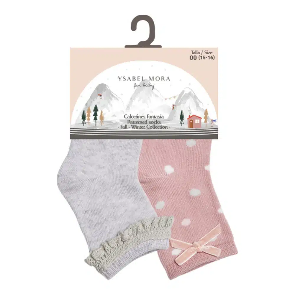 Calcetín Bebé Pack de 2 Ysabel Mora 52229 - Imagen 5