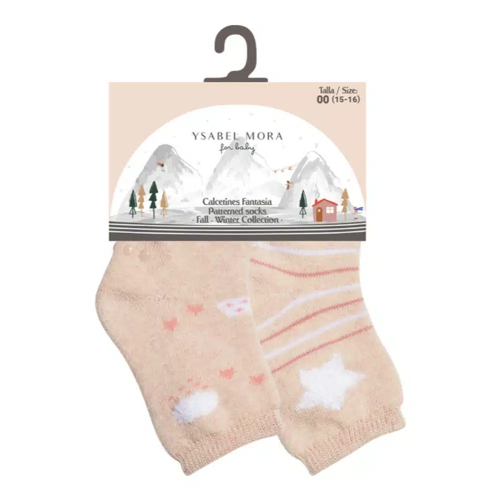 Calcetín Bebé Térmico Antideslizante Pack de 2 Ysabel 52232 - Imagen 5