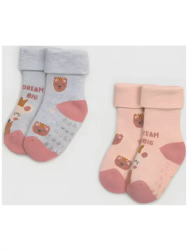 Calcetín Bebé Térmico Antideslizante Pack de 2 Ysabel 52246