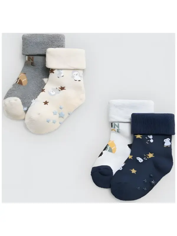 Calcetín Bebé Térmico Antideslizante Pack de 2 Ysabel 52873