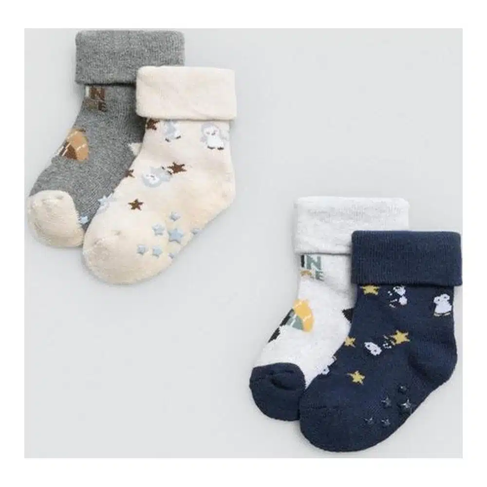 Calcetín Bebé Térmico Antideslizante Pack de 2 Ysabel 52873