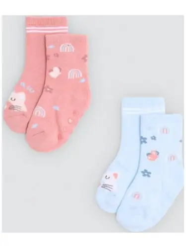 Calcetín Bebé Térmico Antideslizante Pack de 2 Ysabel 52900