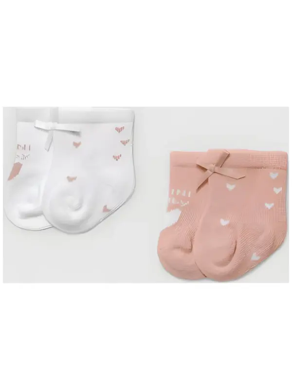 Calcetín Recién Nacido Pack de 2 Ysabel Mora 62151