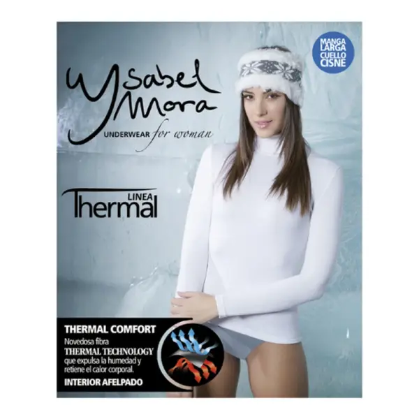 Camiseta Sra Termal M/L Cuello Cisne Ysabel Mora 70003