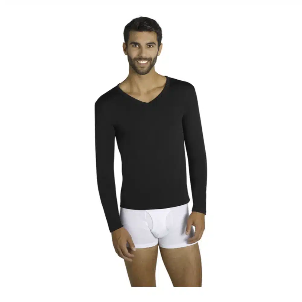 Camiseta Caballero Termal M/L Cuello V Ysabel Mora 70101 - Imagen 2