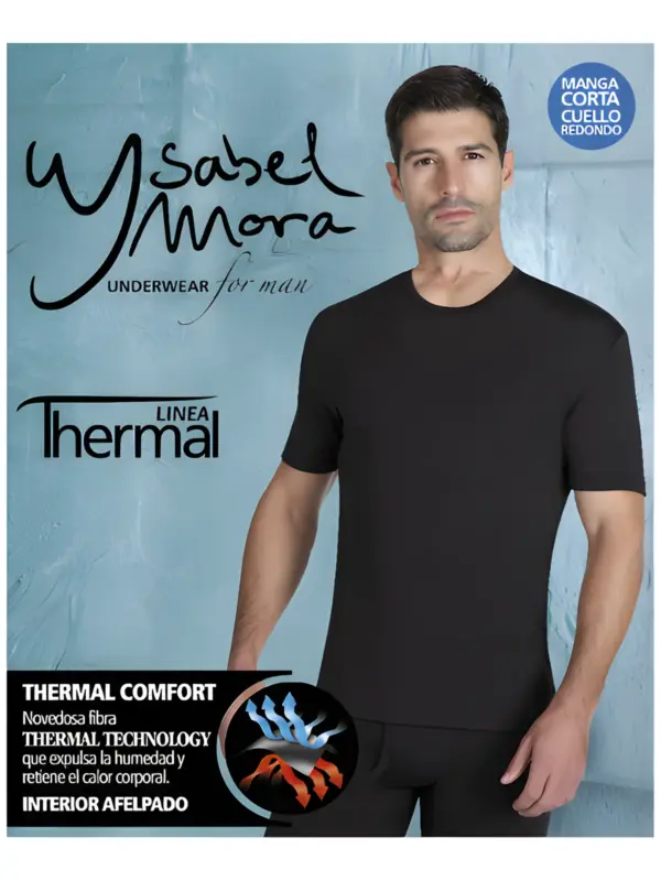 Camiseta Termal Caballero M/C Ysabel Mora 70103